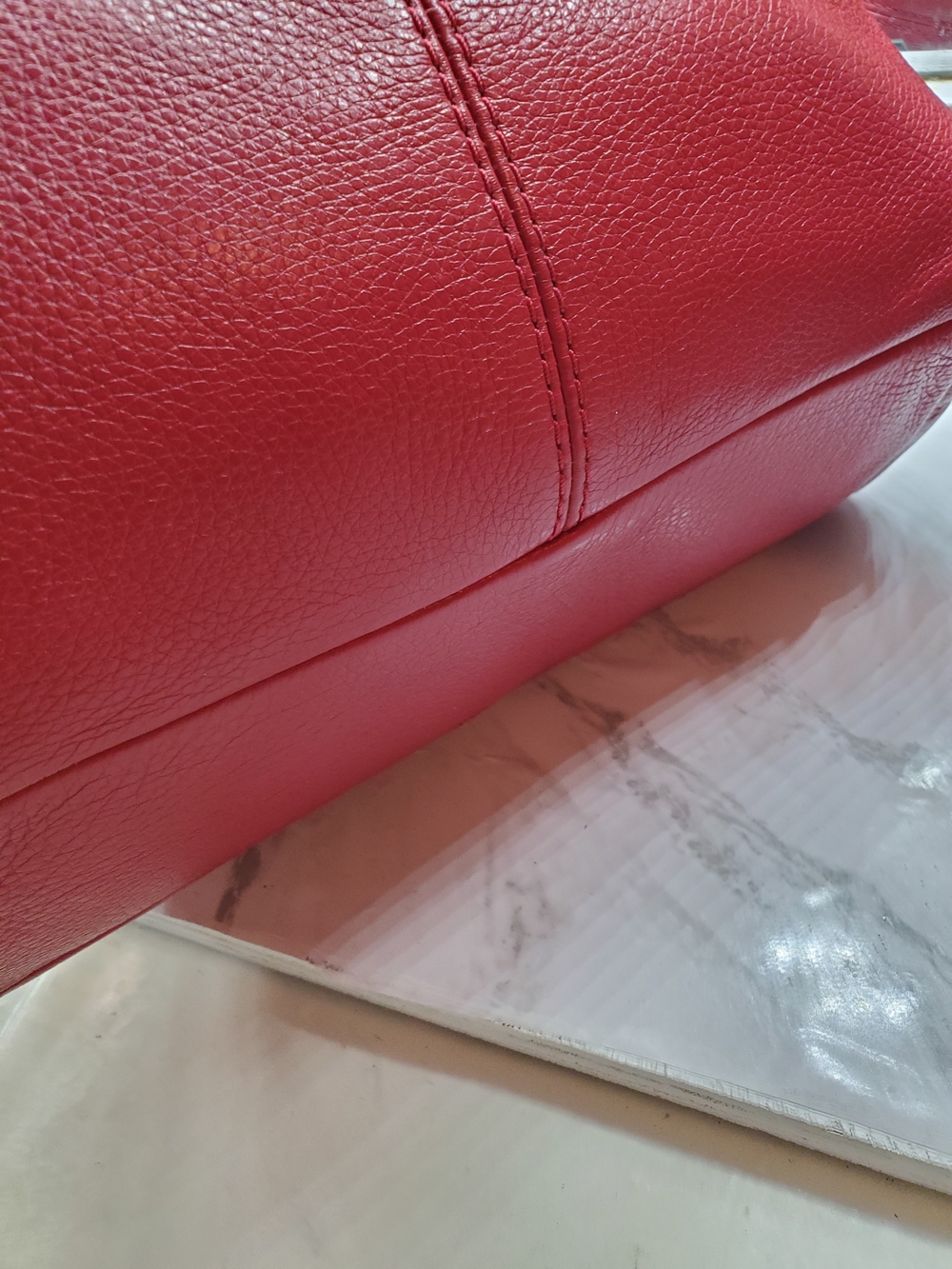Coach Lexy Hot Pink Pebbled Leather Shoulder Tote REDUCED.. - Picture 4 of 16